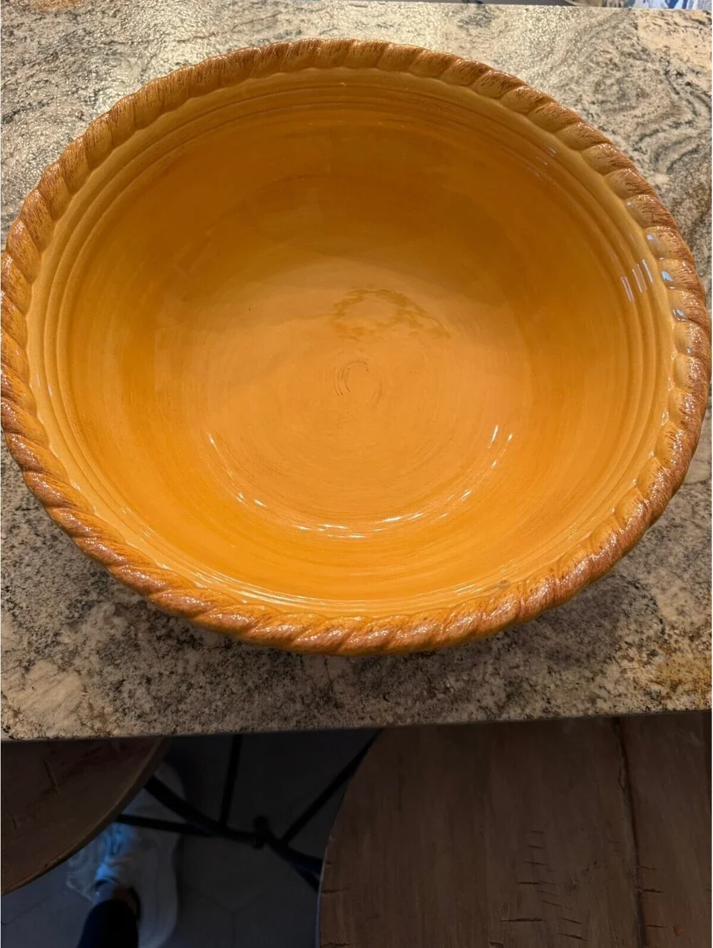 Autumno Tuscano Countryside orange Ceramic Bowl